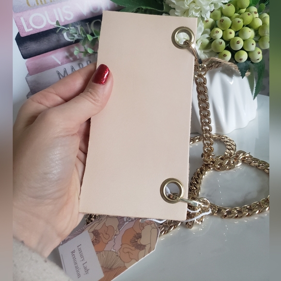 Leather Wallet insert with chain - Picture 7 of 10